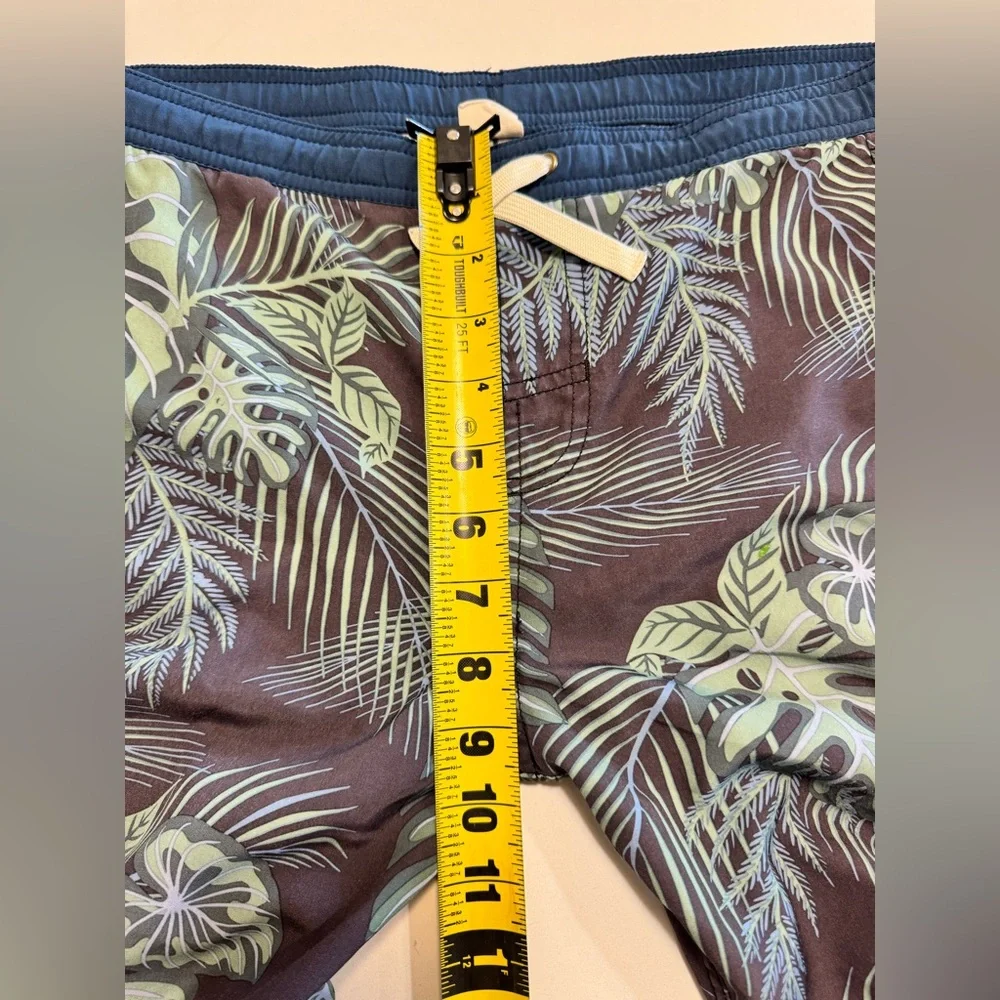 Fair Harbor Kids Anchor Swim Trunk Palm Leaf Beach Pool Youth Boys XL - Picture 12 of 14